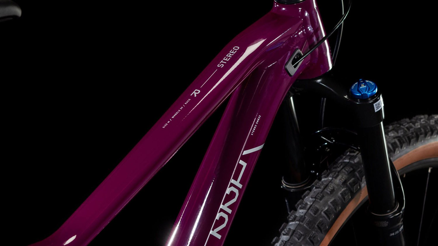 Cube Stereo ONE22 Race wine´n´grey