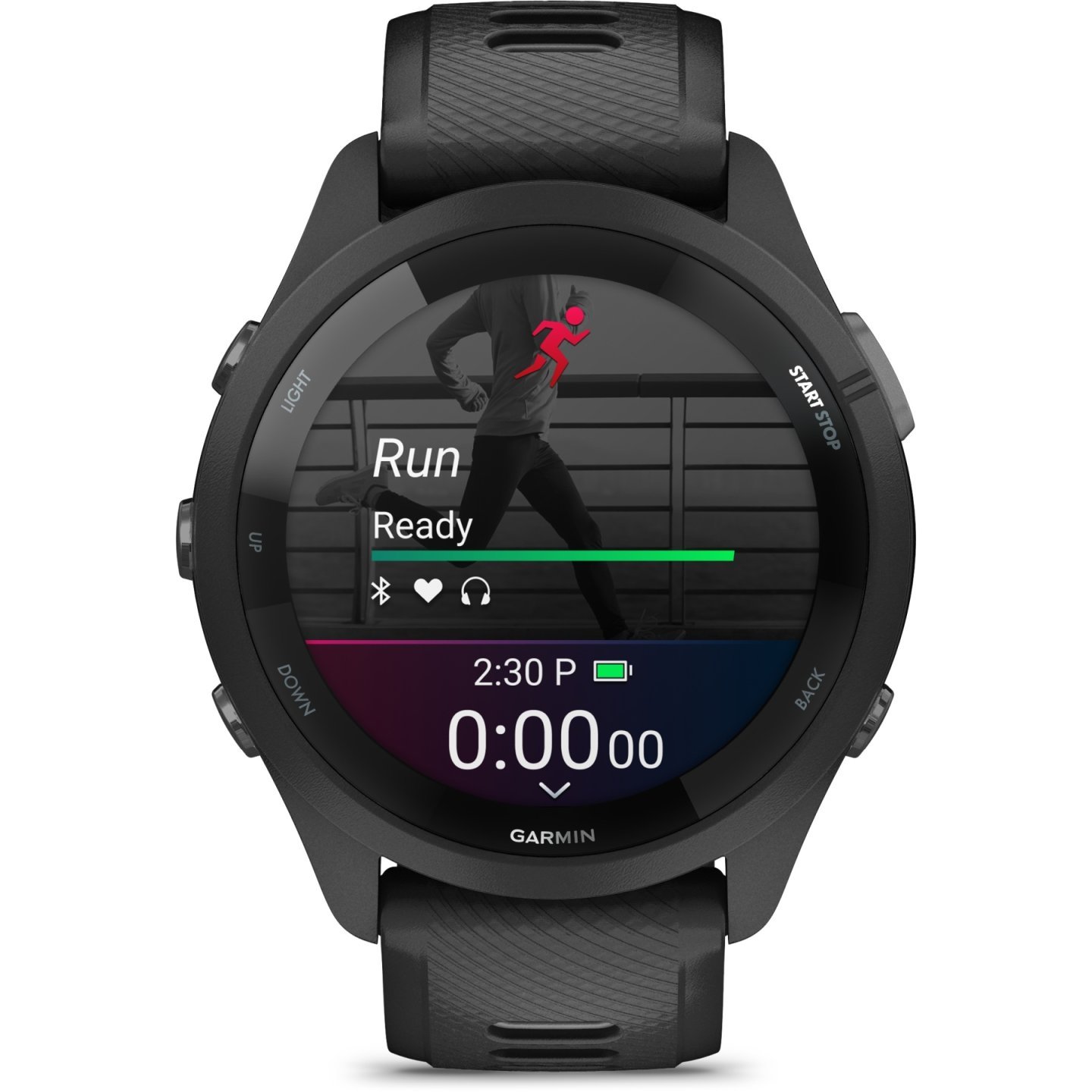 Garmin Forerunner 265 GPS Laufuhr – schwarz/hellgrau