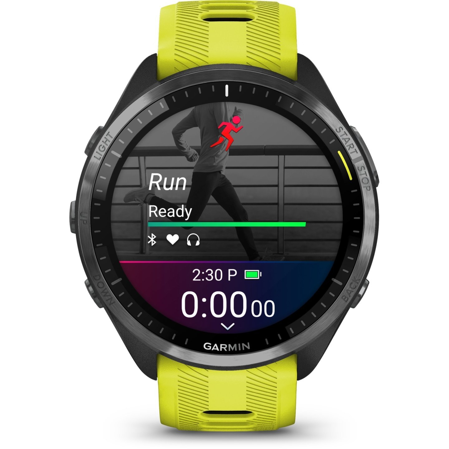 Garmin Forerunner 965 GPS Laufuhr – zitronengelb/schwarz