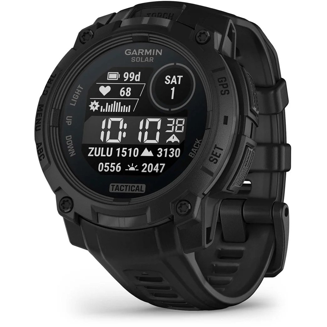 Garmin Instinct 3 Solar Tactical GPS Smartwatch – 45mm – schwarz