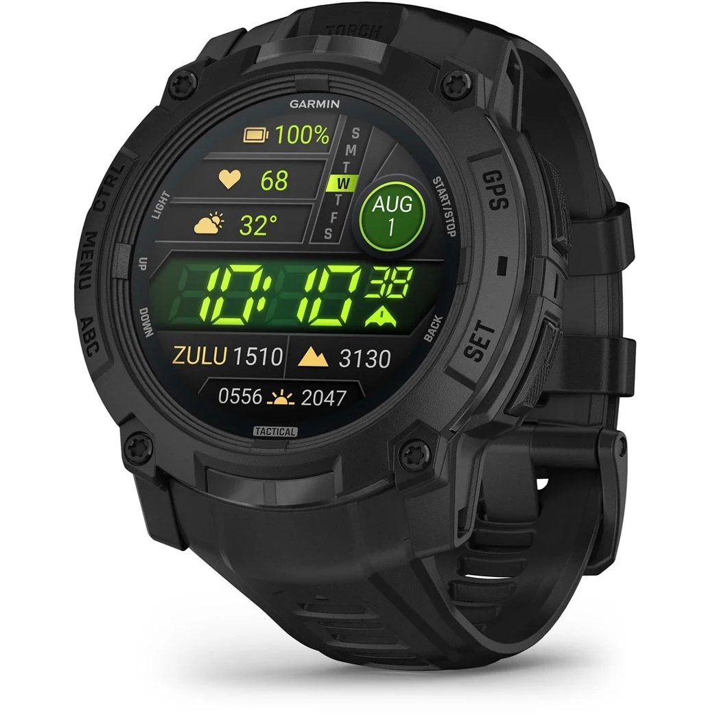 Garmin Instinct 3 AMOLED Tactical GPS Smartwatch – 50mm – schwarz