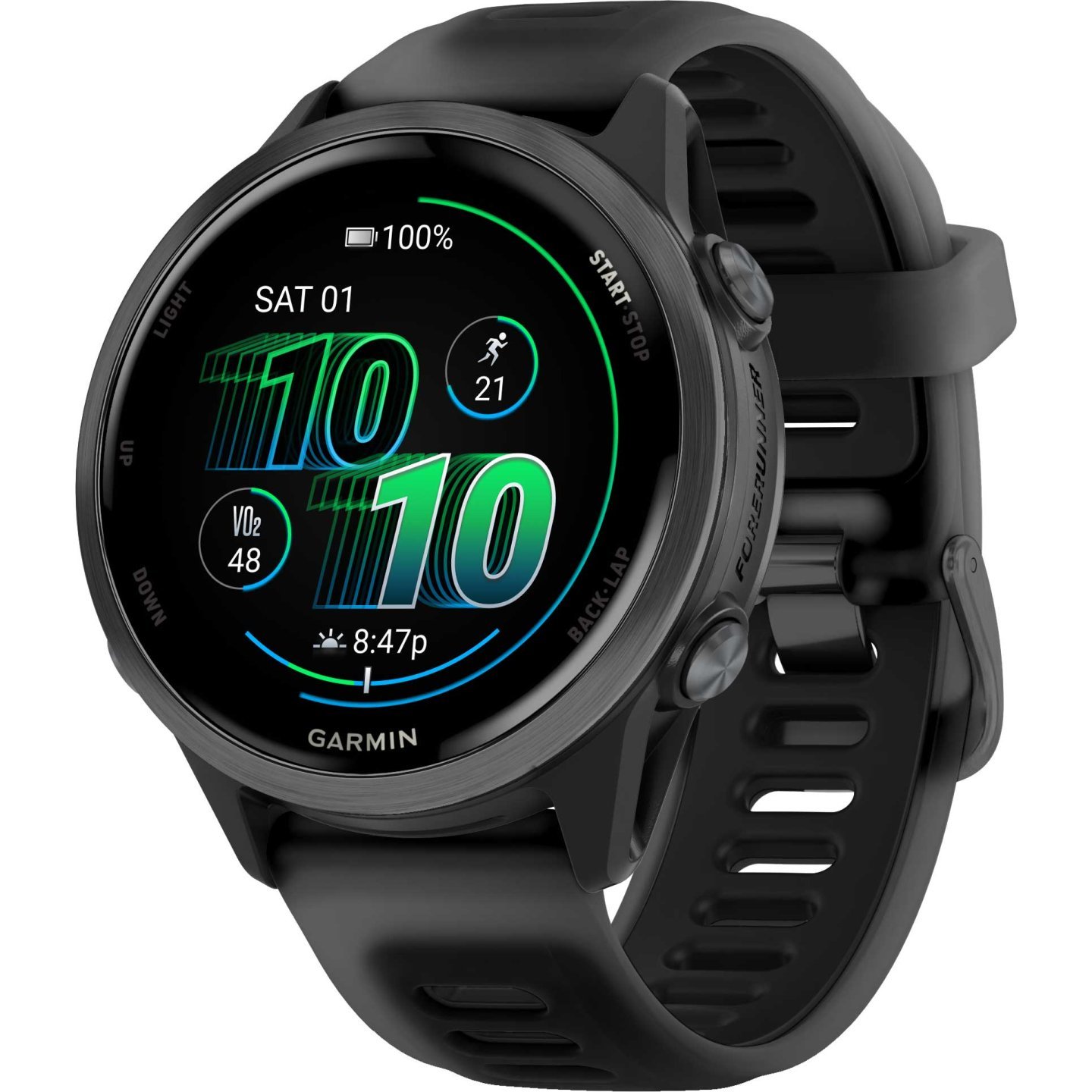 Garmin Forerunner 570 GPS Smartwatch – 42mm – Schwarz/Schiefergrau