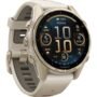 Garmin fenix 8 AMOLED Sapphire GPS Smartwatch - 43mm - Nebelgrau/Softgold