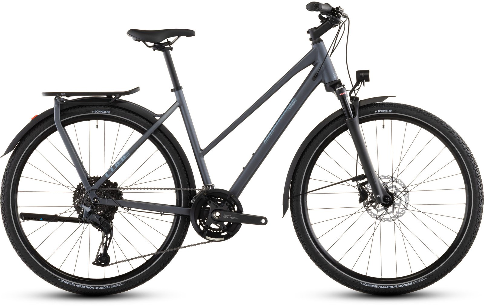 Cube Kathmandu EXC metallicgrey´n´chrome Trapeze