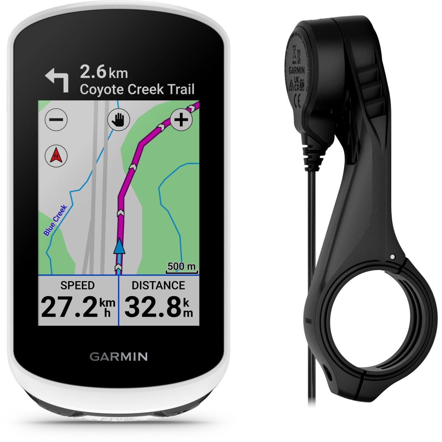 Garmin Edge Explore 2 Power GPS Fahrradcomputer – weiß
