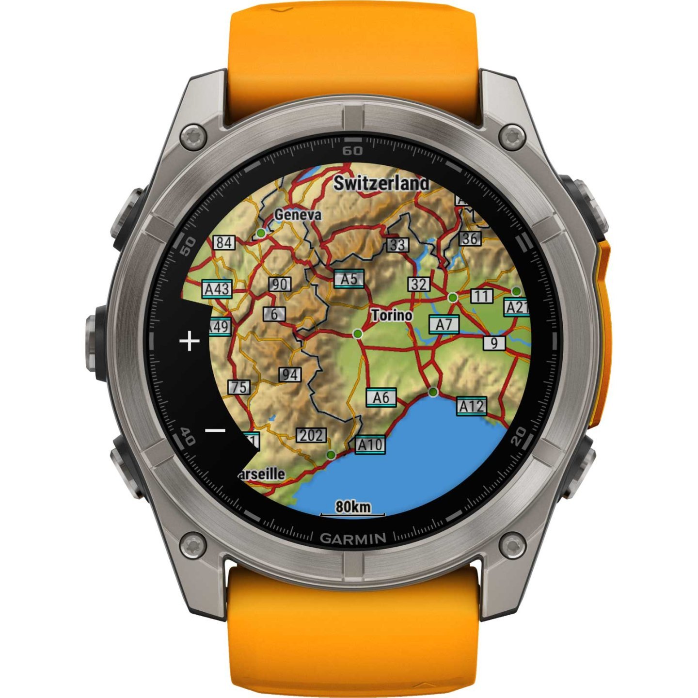Garmin fenix 8 AMOLED Sapphire GPS Smartwatch - 51mm - Graphit/Titanium Titan – Bild 9
