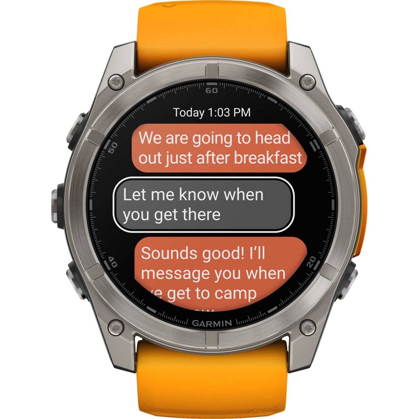 Garmin fenix 8 AMOLED Sapphire GPS Smartwatch - 51mm - Graphit/Titanium Titan – Bild 3