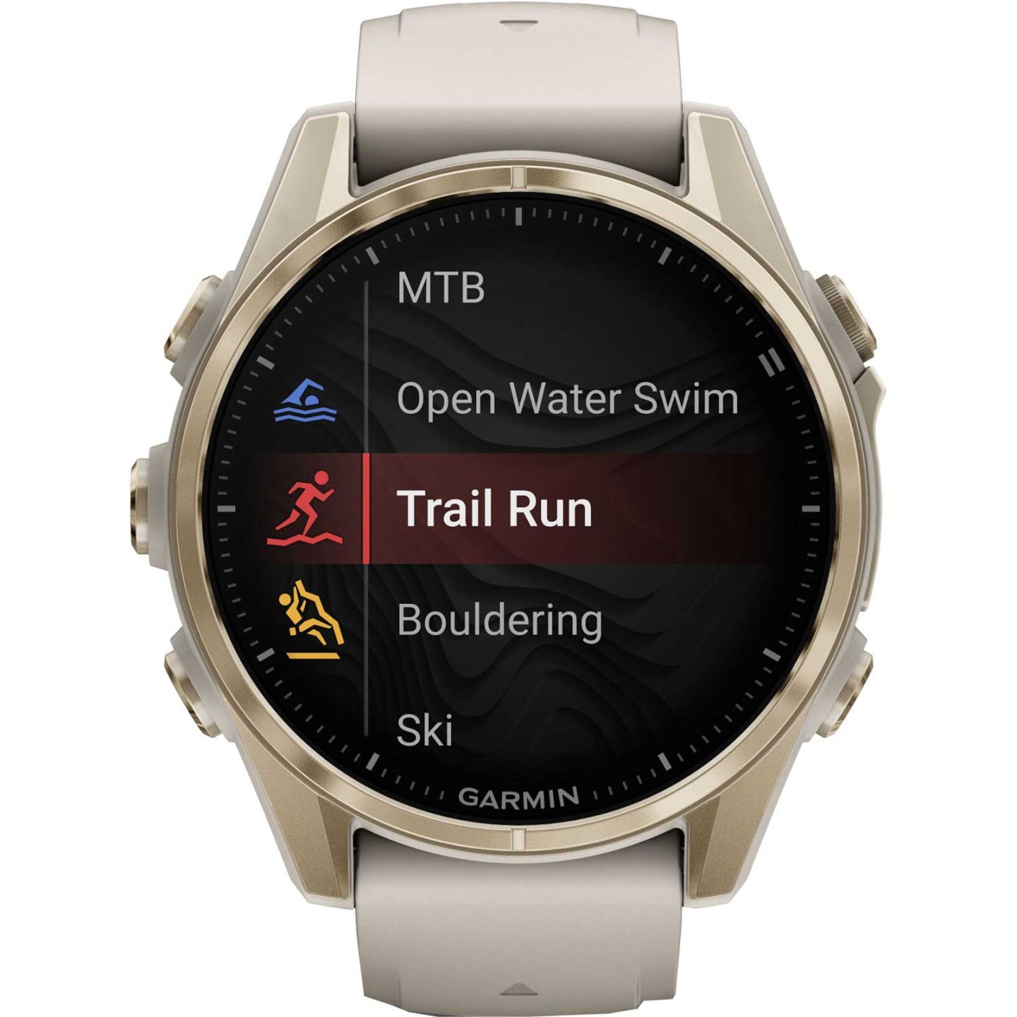 Garmin fenix 8 AMOLED Sapphire GPS Smartwatch - 43mm - Nebelgrau/Softgold – Bild 11