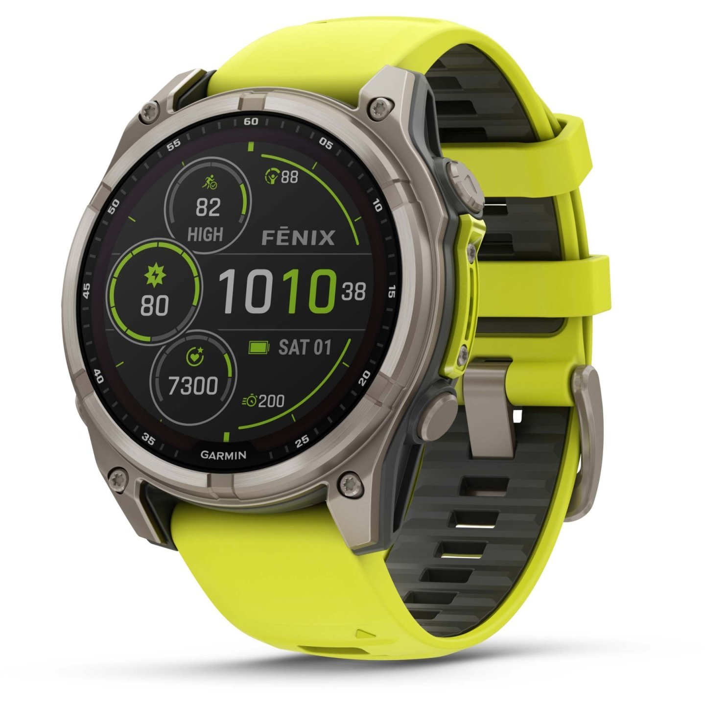 Garmin fenix 8 Sapphire Solar GPS Smartwatch - 47mm - Graphit/Titanium Titan – Bild 5