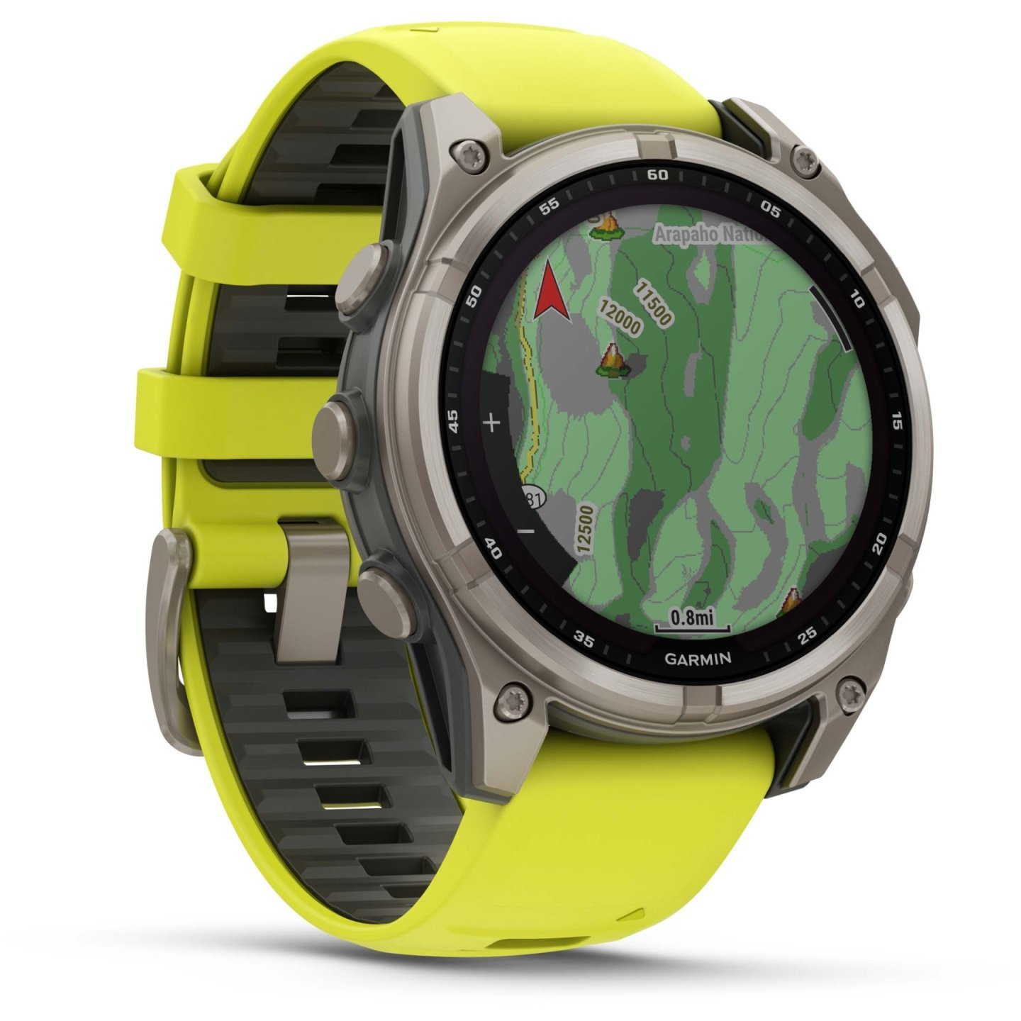 Garmin fenix 8 Sapphire Solar GPS Smartwatch - 47mm - Graphit/Titanium Titan – Bild 6