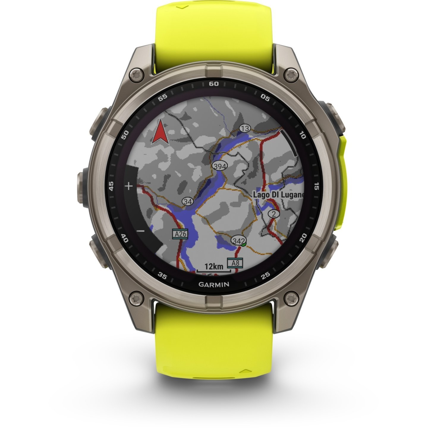Garmin fenix 8 Sapphire Solar GPS Smartwatch - 47mm - Graphit/Titanium Titan – Bild 4