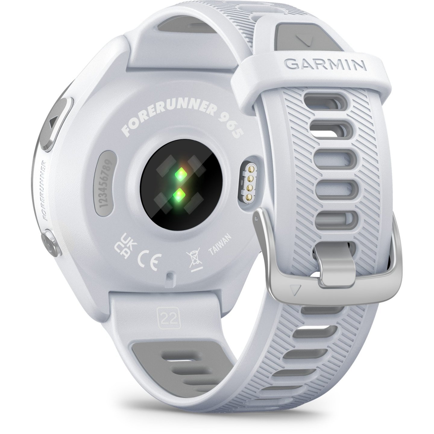 Garmin Forerunner 965 GPS Laufuhr - steinweiß/titan – Bild 1