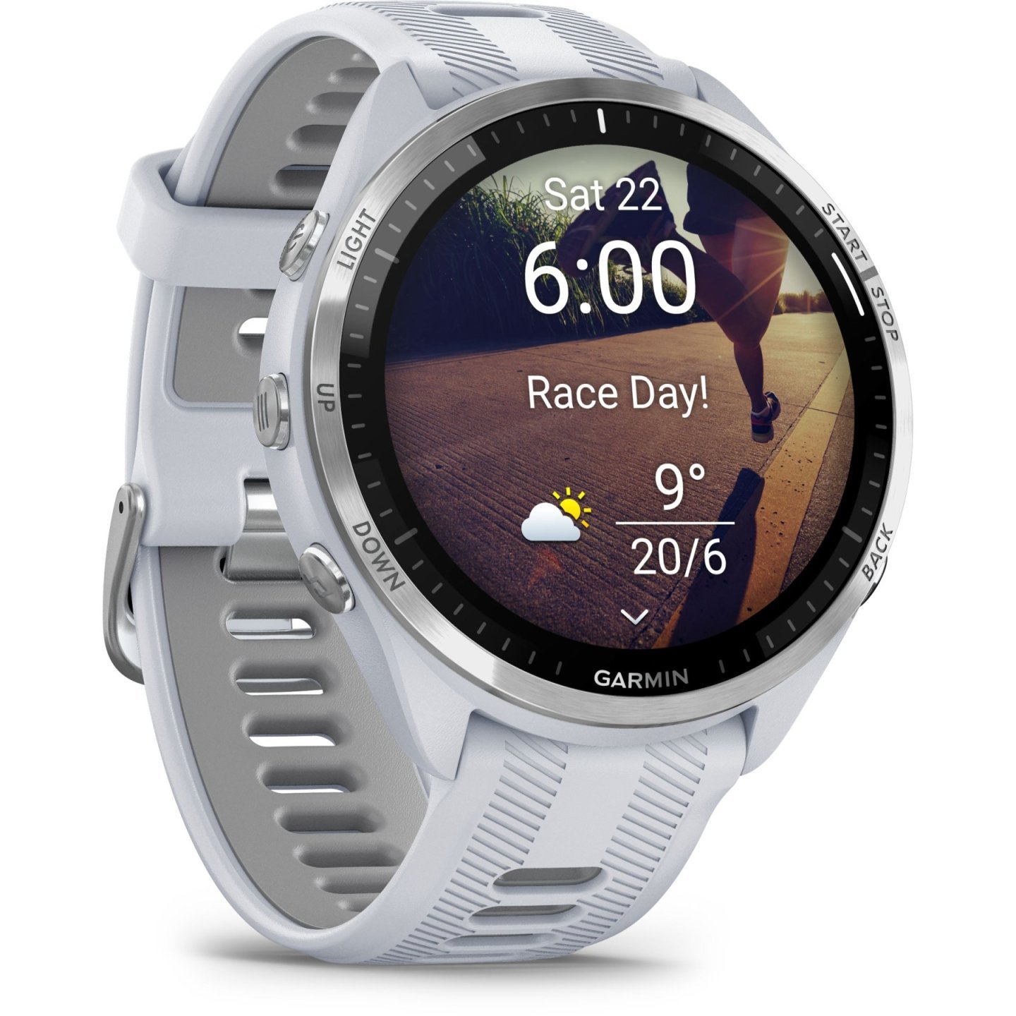 Garmin Forerunner 965 GPS Laufuhr - steinweiß/titan – Bild 3