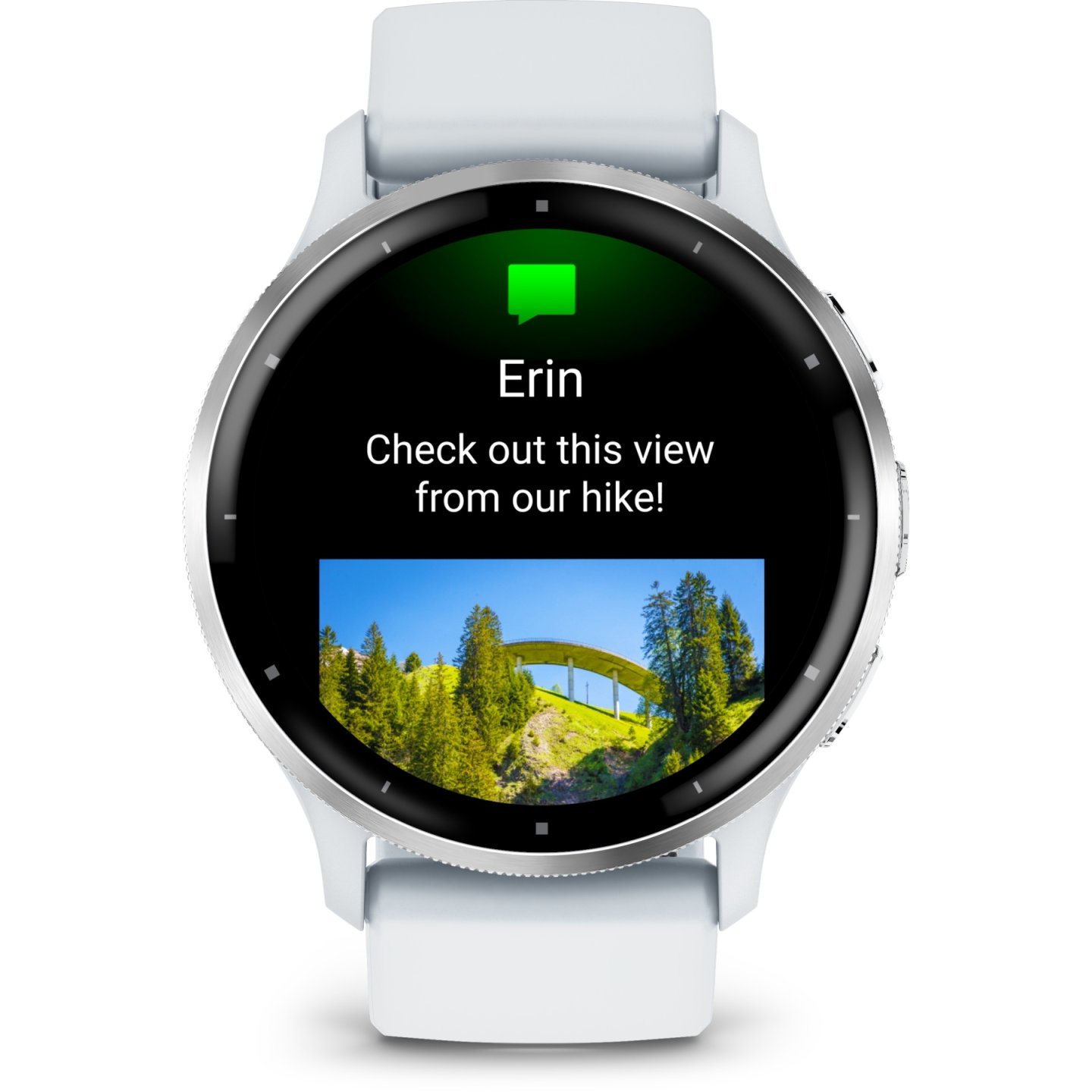 Garmin Venu 3 GPS Smartwatch - steinweiß/silber – Bild 3