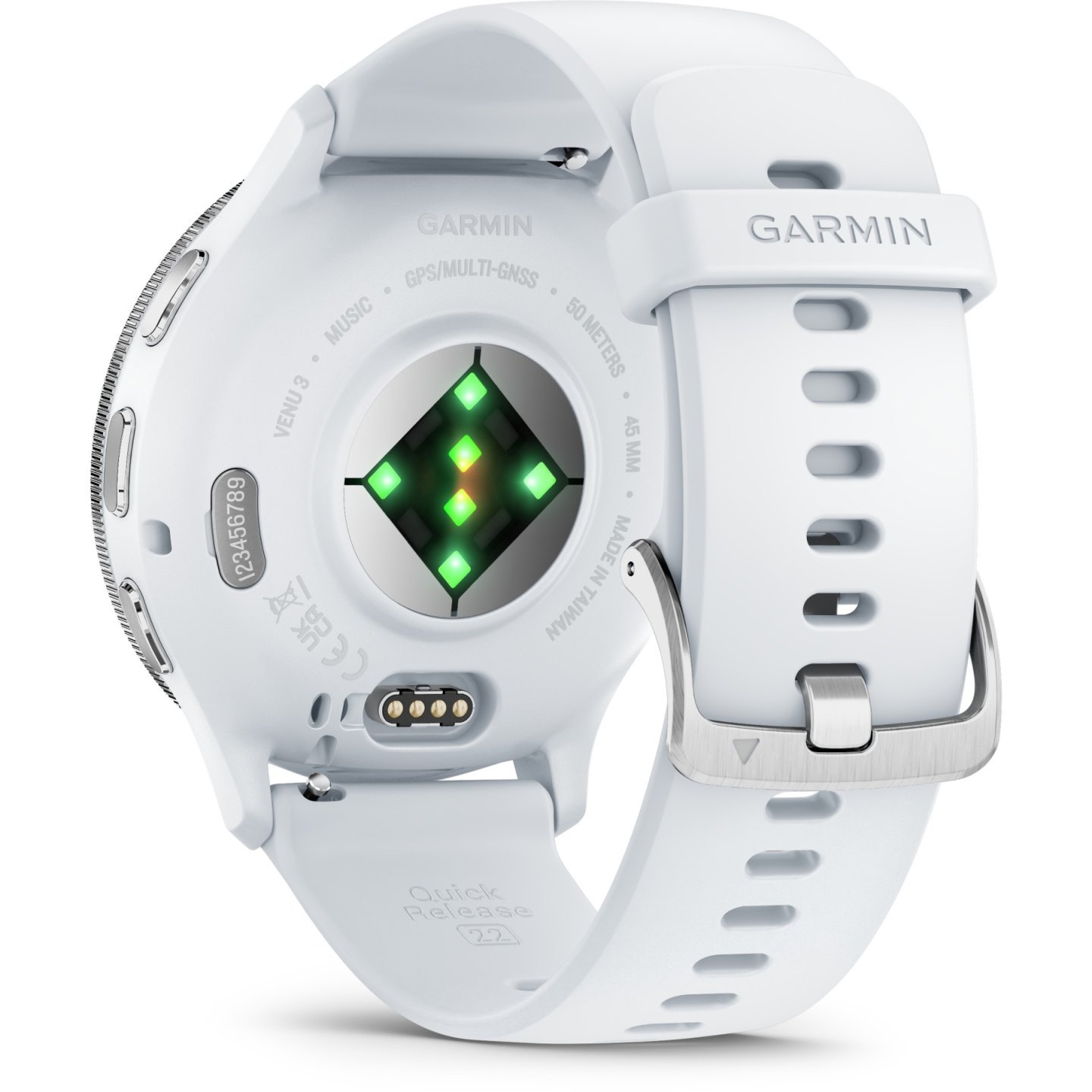 Garmin Venu 3 GPS Smartwatch - steinweiß/silber – Bild 5