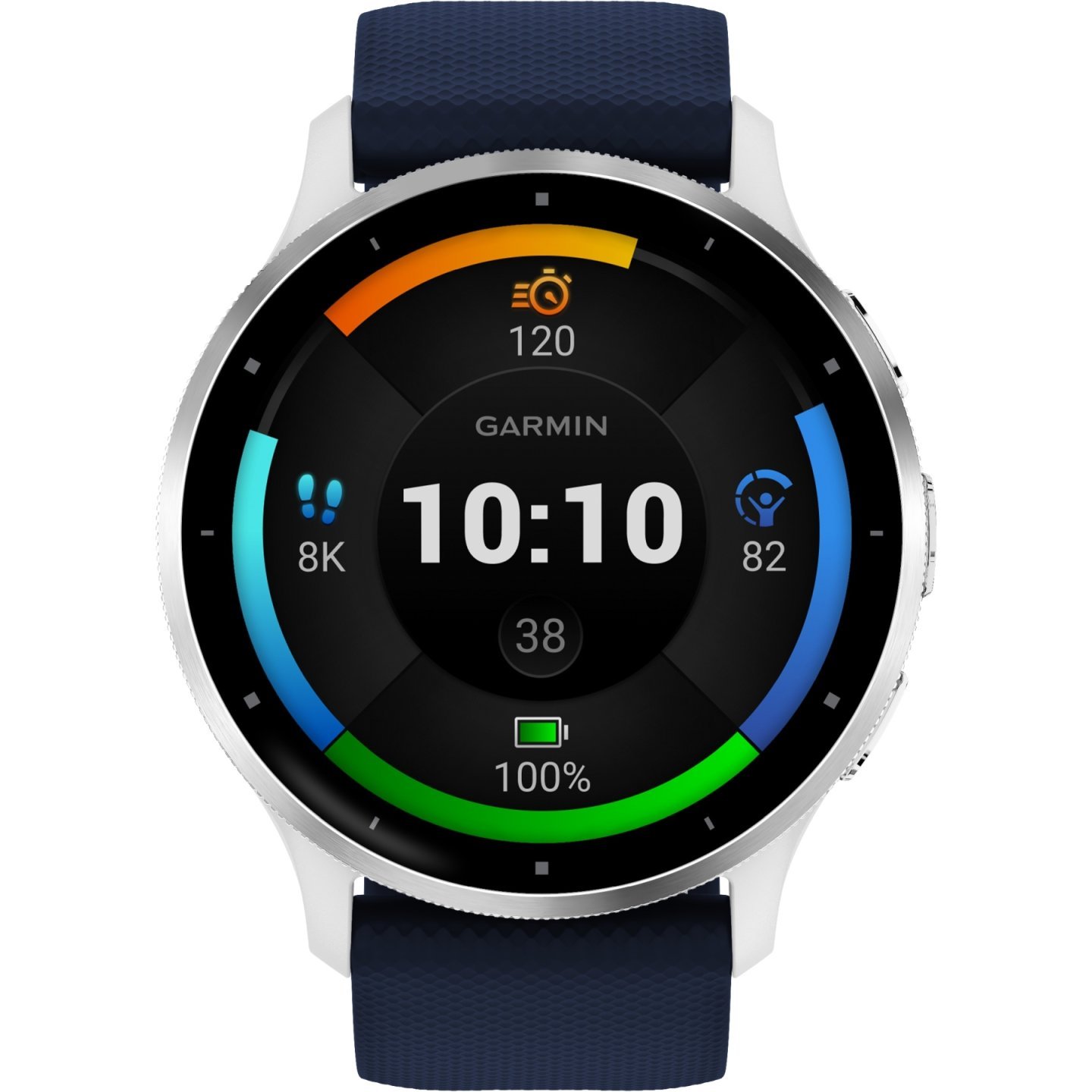 Garmin Venu 3 GPS Smartwatch - steinweiß/silber – Bild 8
