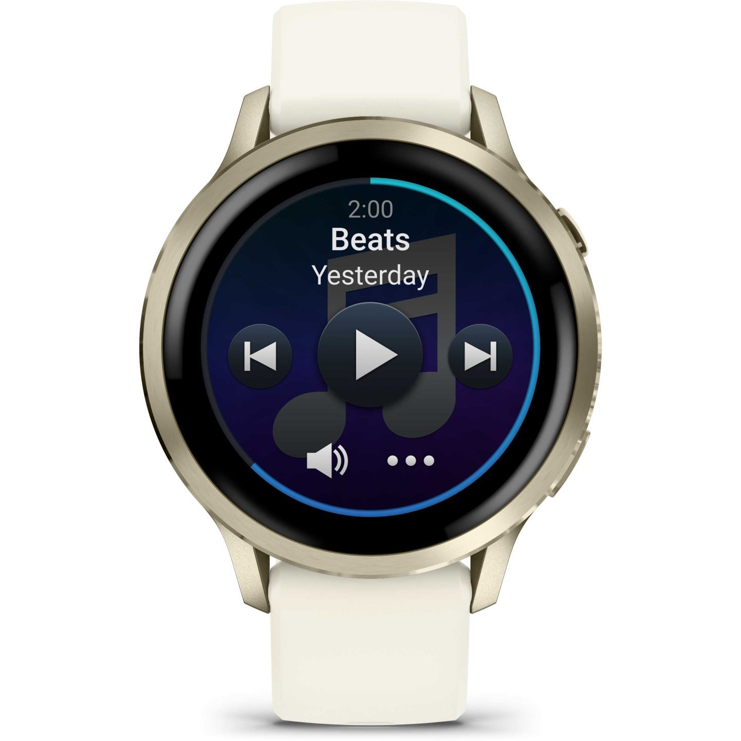Garmin Venu 4 GPS Smartwatch – 41mm – Beige/Lunargold