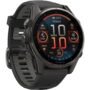 Garmin fenix 8 AMOLED Sapphire GPS Smartwatch - 43mm - Schwarz/Carbongrau DLC Titan