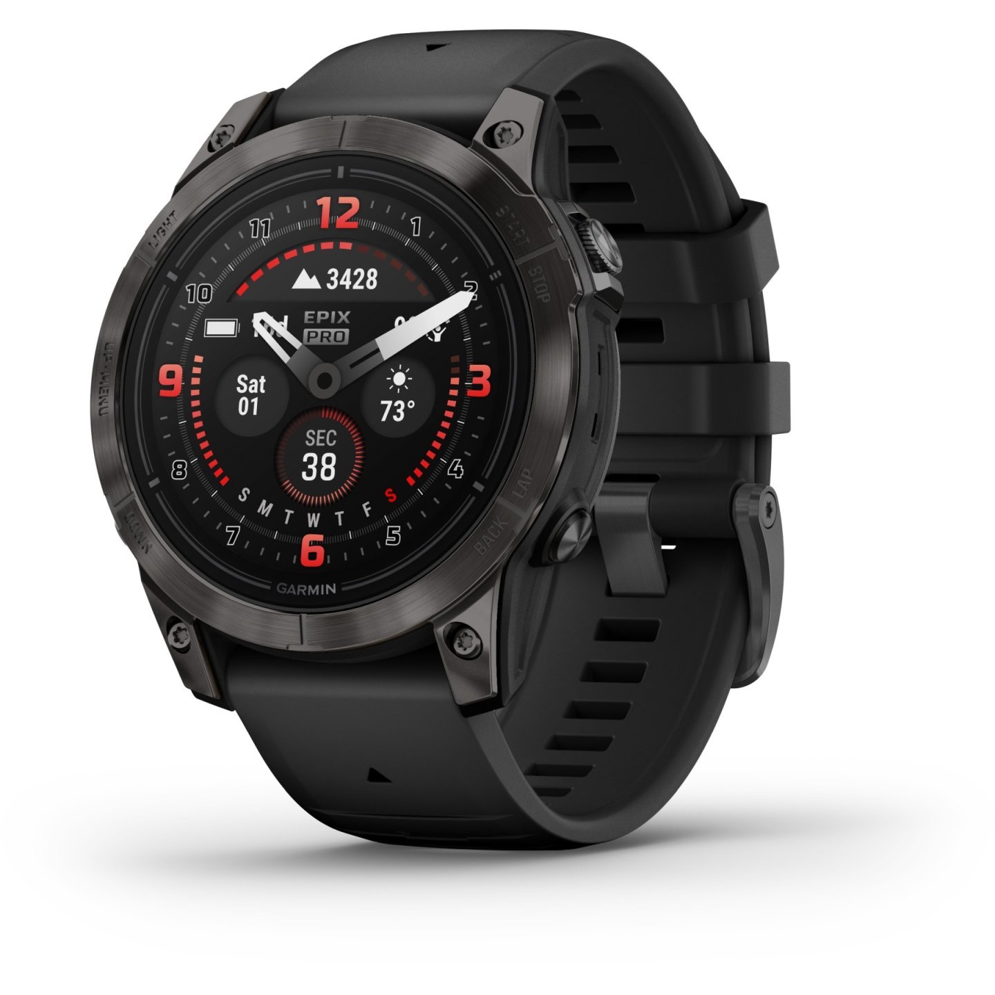 Garmin Epix Pro (Gen 2) Sapphire GPS Smartwatch – 47mm – Carbon/Grau