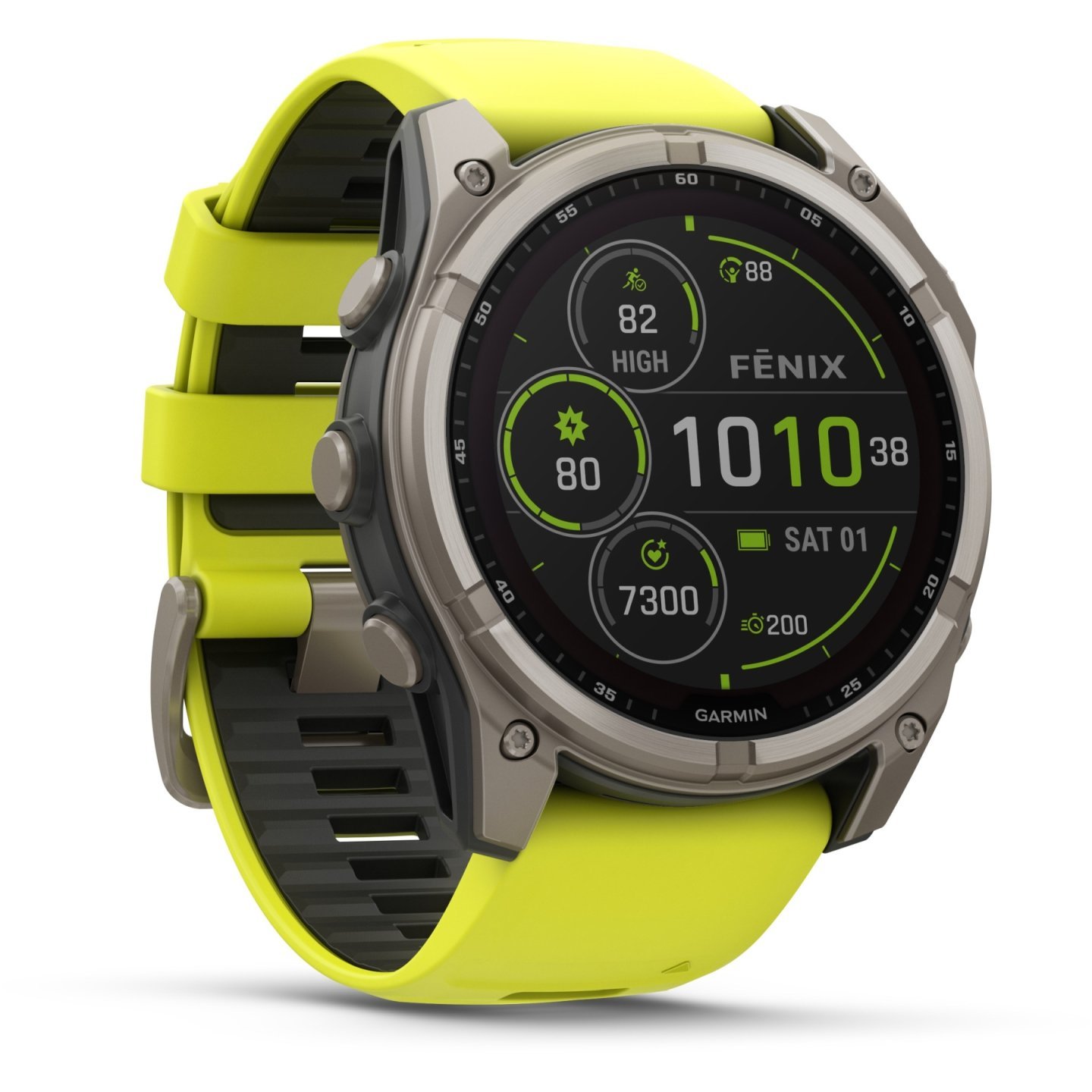 Garmin fenix 8 Sapphire Solar GPS Smartwatch – 51mm – Graphit/Titanium Titan