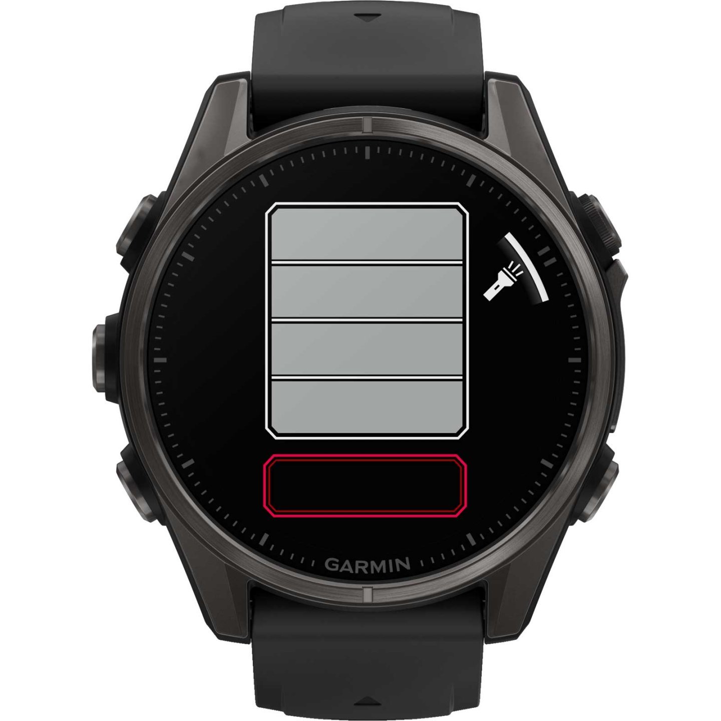 Garmin fenix 8 AMOLED Sapphire GPS Smartwatch - 43mm - Schwarz/Carbongrau DLC Titan – Bild 9