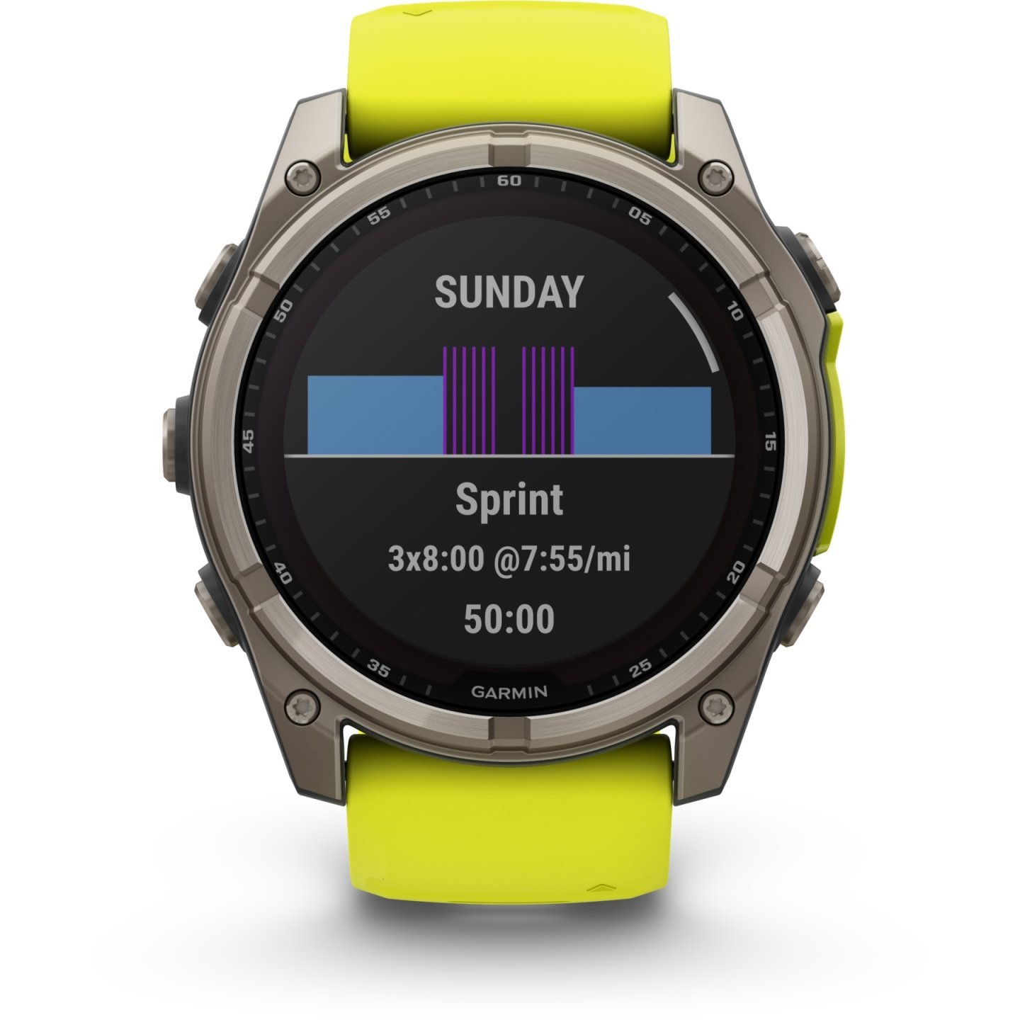 Garmin fenix 8 Sapphire Solar GPS Smartwatch - 51mm - Graphit/Titanium Titan – Bild 3