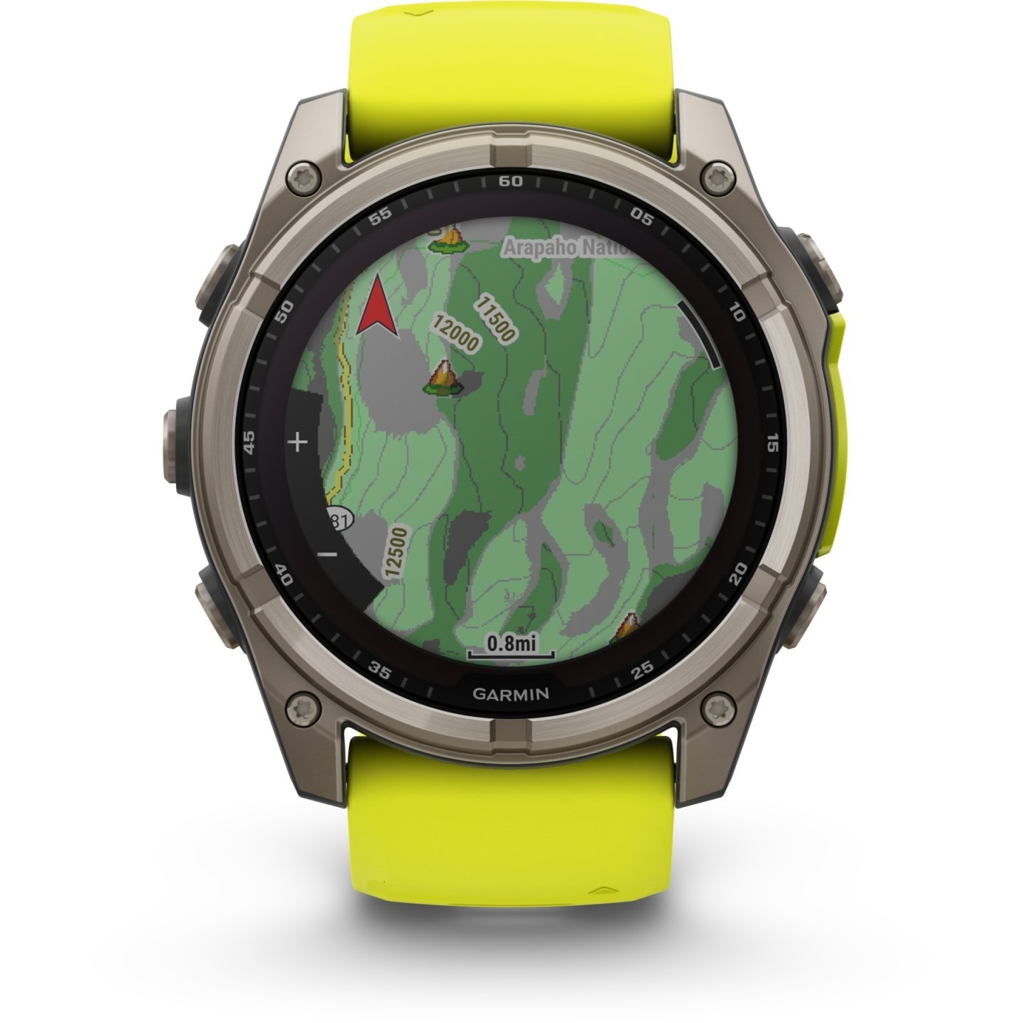 Garmin fenix 8 Sapphire Solar GPS Smartwatch - 51mm - Graphit/Titanium Titan – Bild 4