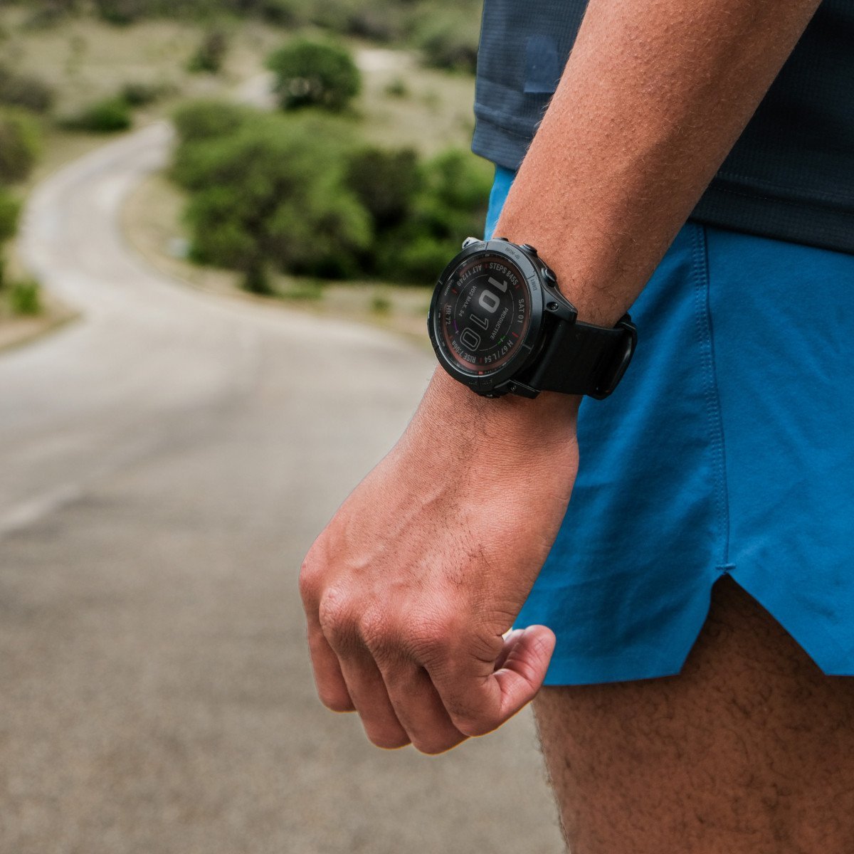 Garmin fenix 7X Sapphire Solar GPS Smartwatch - schiefergrau/schwarz - DLC-Titan – Bild 5