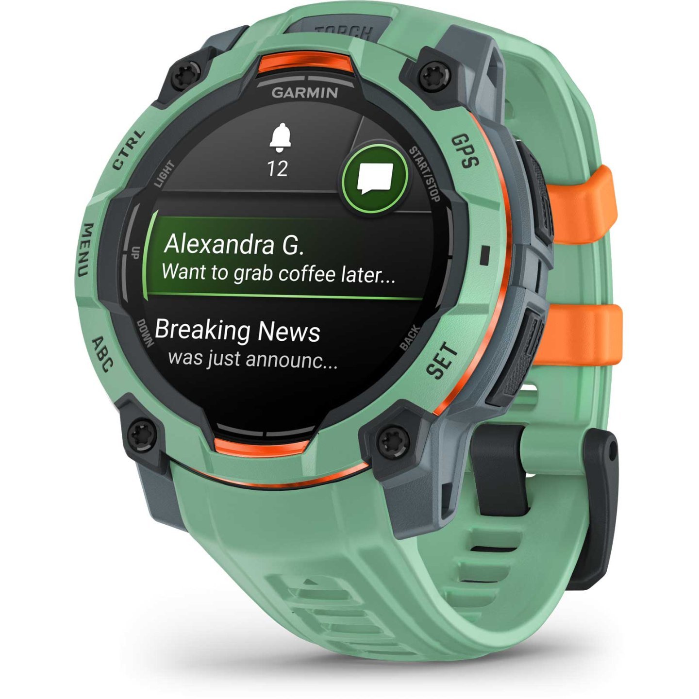 Garmin Instinct 3 AMOLED GPS Smartwatch - 45mm - Twilight/Neo Tropic – Bild 9