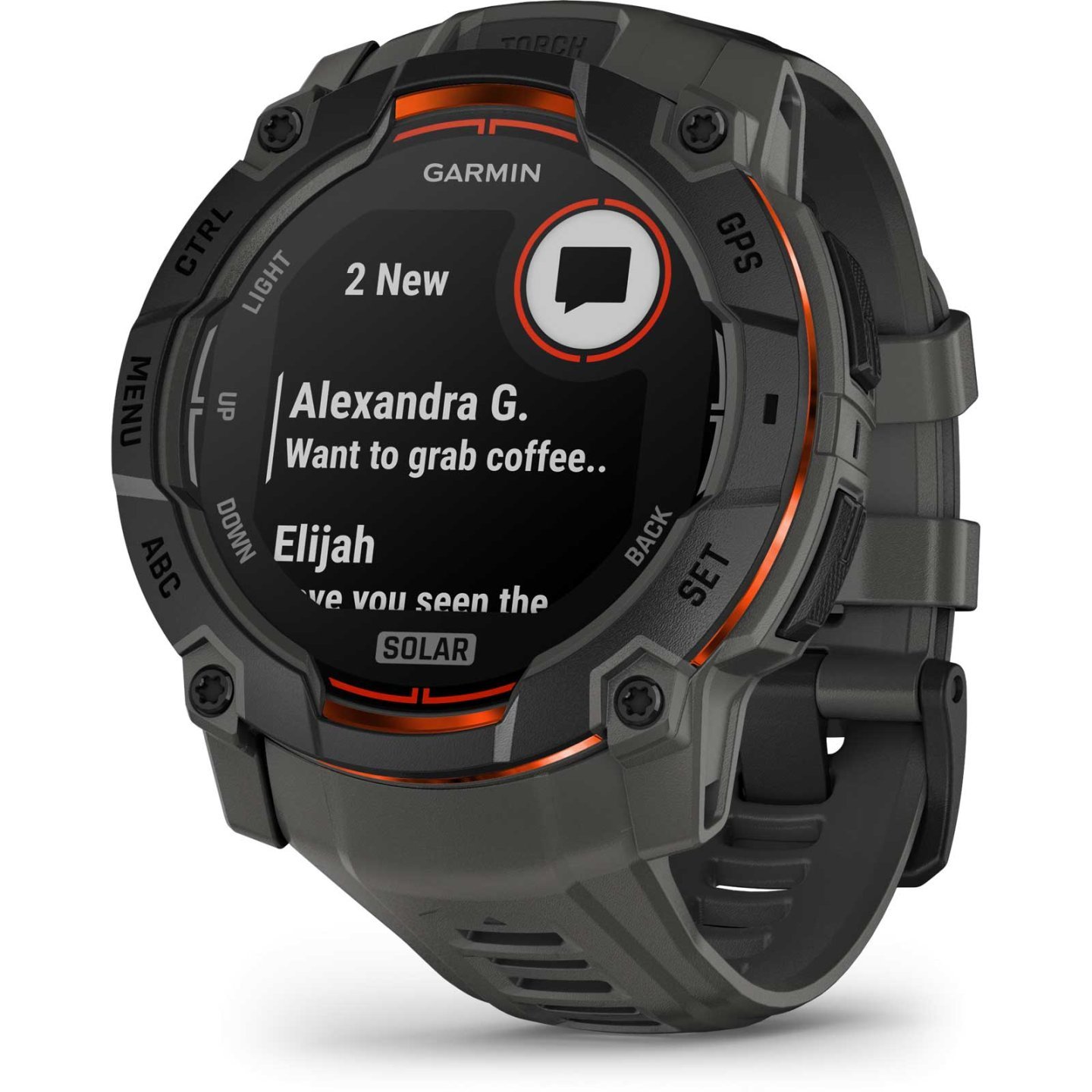 Garmin Instinct 3 Solar GPS Smartwatch - 50mm - Kohle/Schwarz – Bild 8