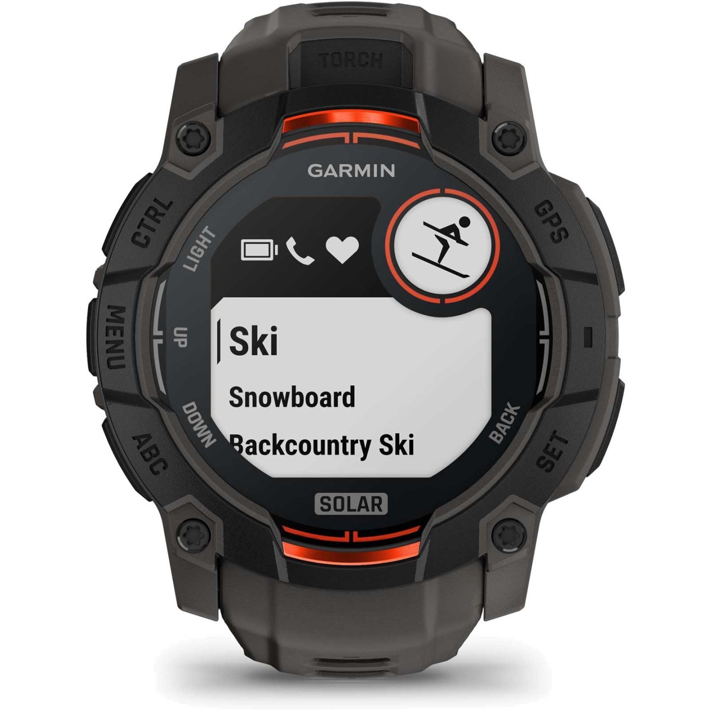 Garmin Instinct 3 Solar GPS Smartwatch - 50mm - Kohle/Schwarz – Bild 3