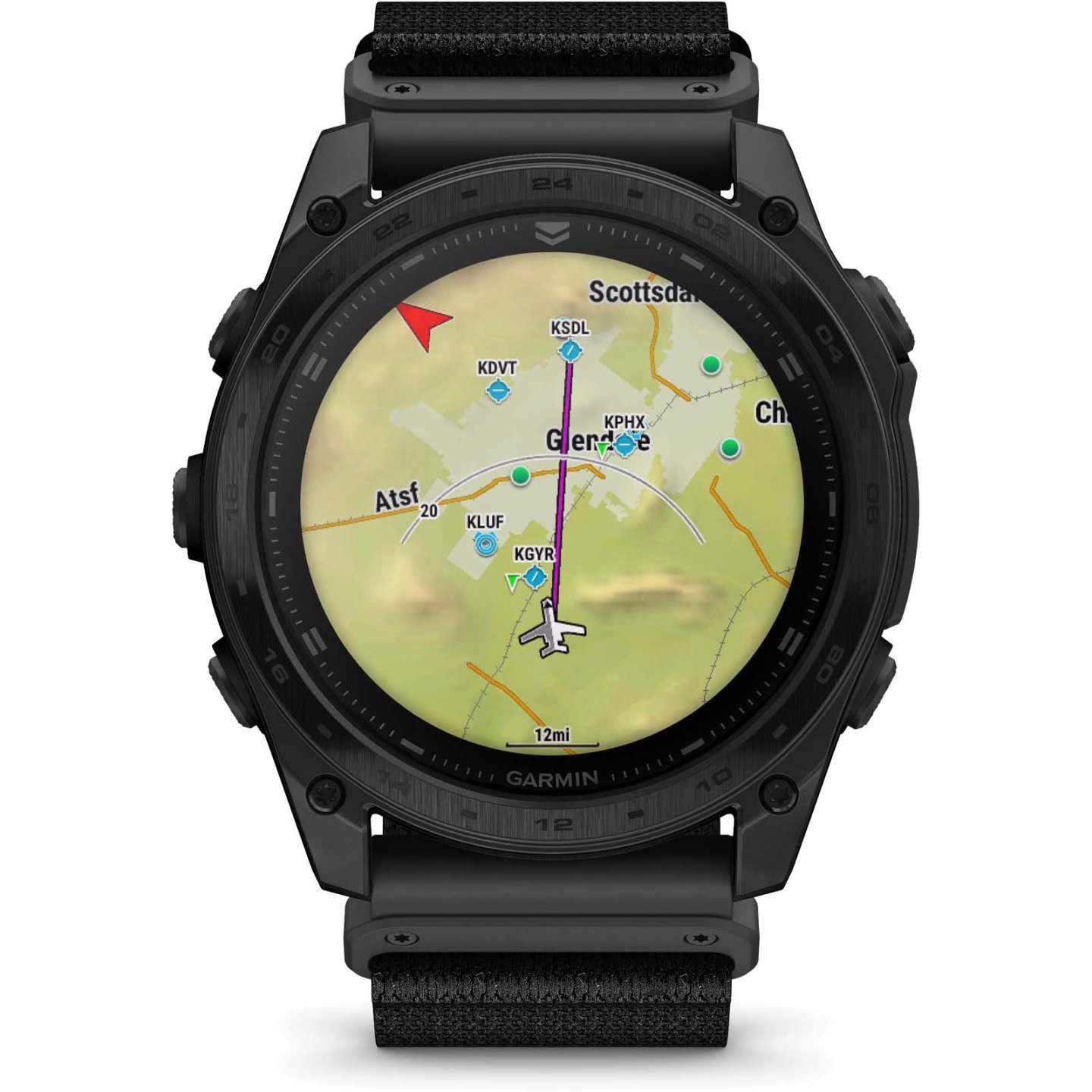 Garmin tactix 8 AMOLED Edition GPS Smartwatch - 51mm - Schwarz/Dunkelgrau DLC Titan – Bild 2