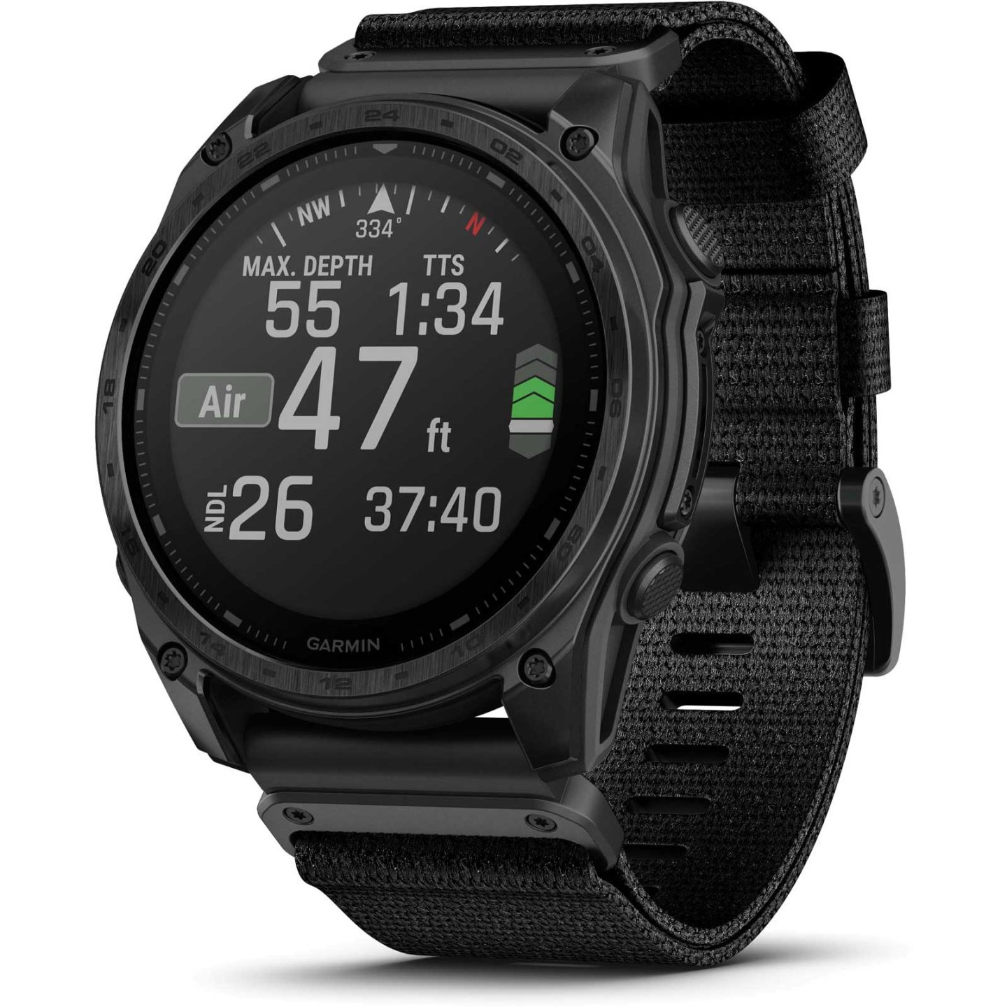 Garmin tactix 8 Solar GPS Smartwatch - 51mm - Schwarz/Dunkelgrau DLC Titan – Bild 12